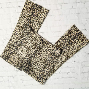 35th & 10th Women's Cheetah Bootcut Pants Size 13